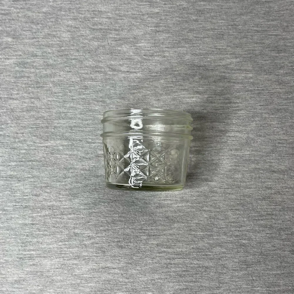Target Clear 2” Mini Round Geometric Ceramic Jar